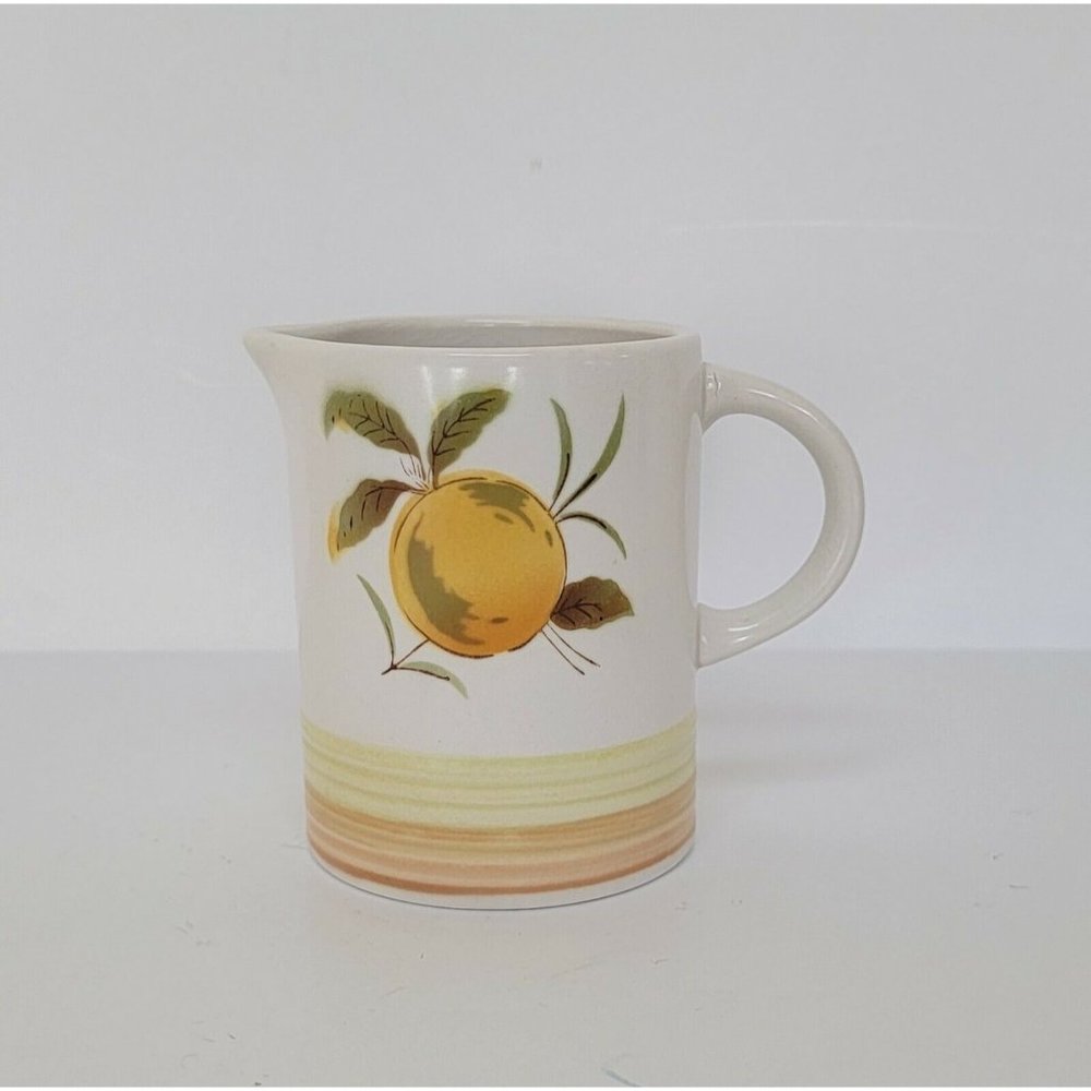 HARMONY HOUSE Sears Iron Stone TANGERINE Creamer Japan 4264